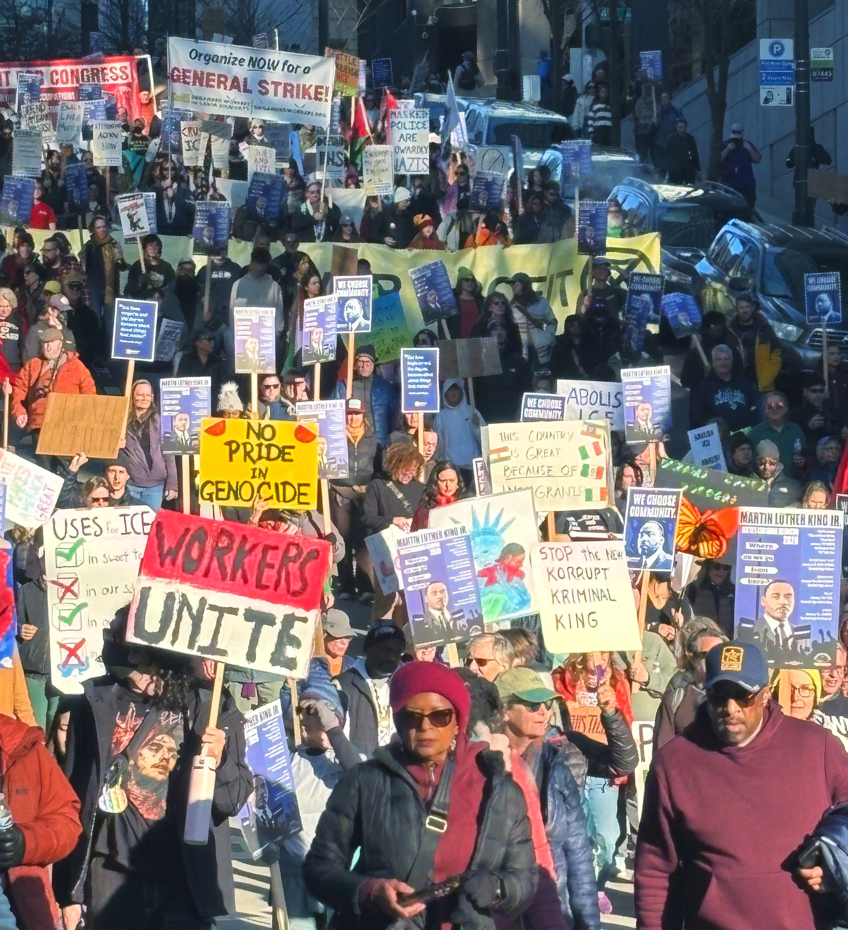 Martin Luther King Jr Day Rally + March - 2026-01-19